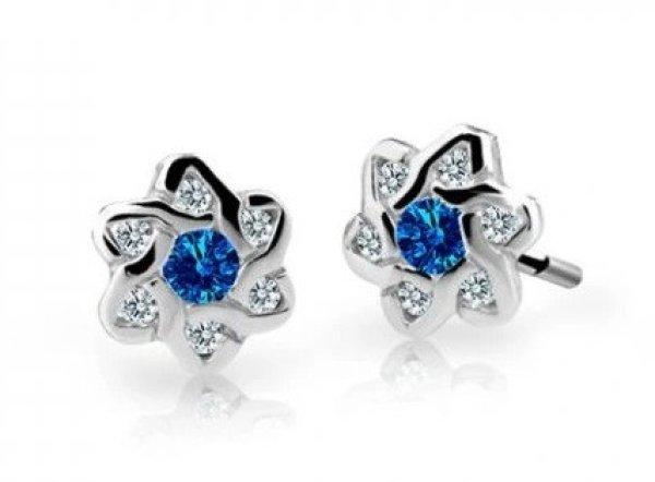 Cutie Jewellery Fehérarany fülbevaló gyermekeknek C2149-30-X-2 kék