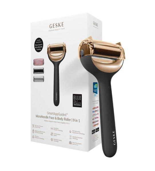 GESKE Mikrotűs görgő arcra és testre 9 az 1-ben (MicroNeedle Face & Body
Roller) Gray