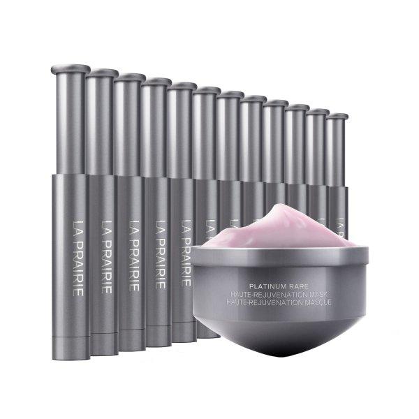 La Prairie Kétfázisú sejtmegújító éjszakai ápoló utántöltő Platinum
Rare (Haute-Rejuvenation Mask Refill) 20 ml + 12 x 0,7 ml