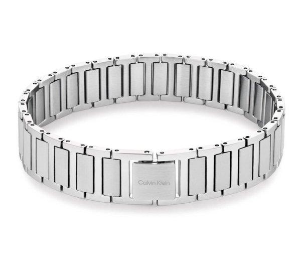 Calvin Klein Jellegzetes acél karkötő férfiaknak Structured Links 35100031
