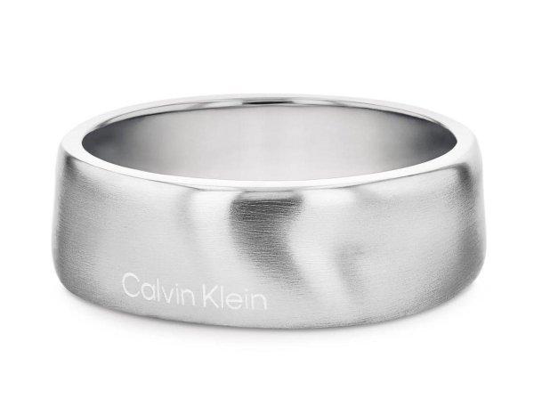 Calvin Klein Férfi acél gyűrű Metallic Waves 35100037 64 mm