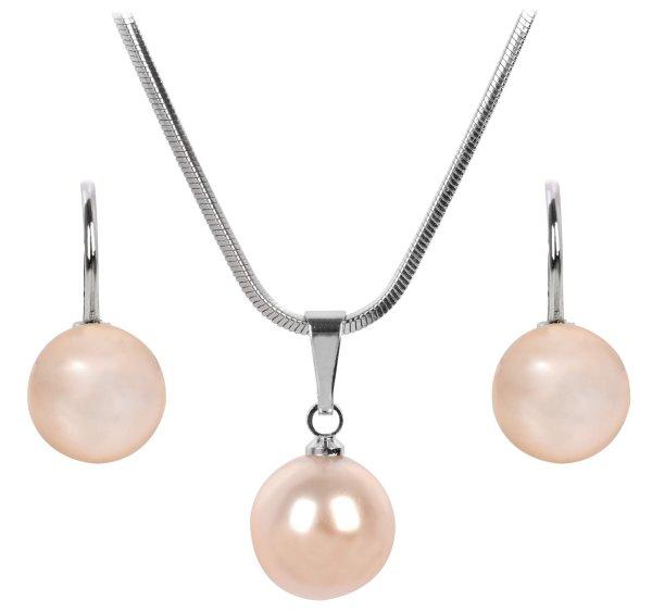 Levien Nyaklánc és fülbevaló szett Pearl Peach