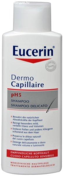 Eucerin Sampon érzékeny fejbőrre pH5 Dermocapillaire 250 ml