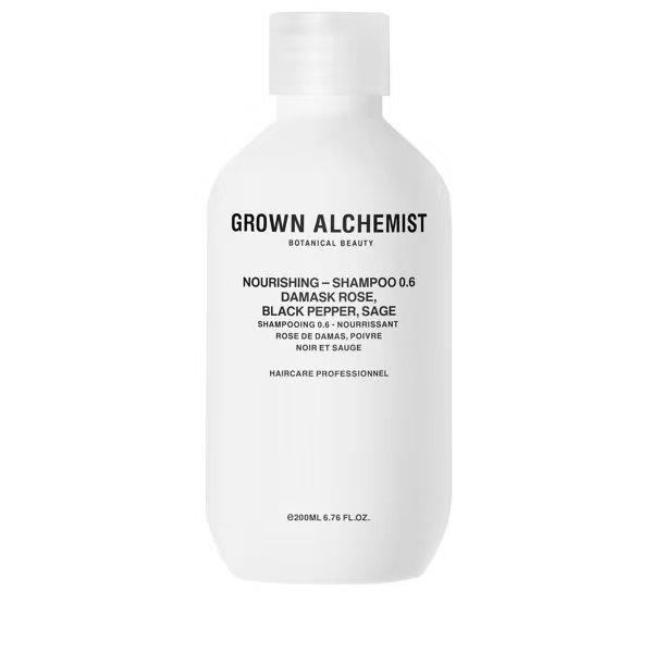 Grown Alchemist Tápláló sampon Damask Rose, Black Pepper, Sage (Nourishing
Shampoo) 200 ml