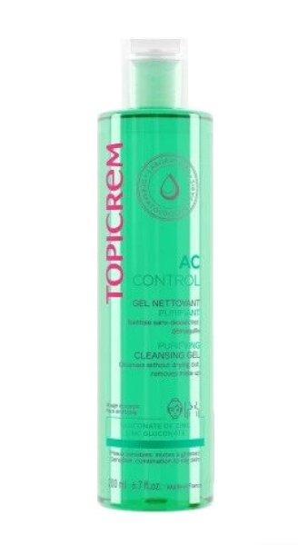 Topicrem Tisztító gél zsíros és érzékeny bőrre AC (Purifying Cleansing
Gel) 400 ml