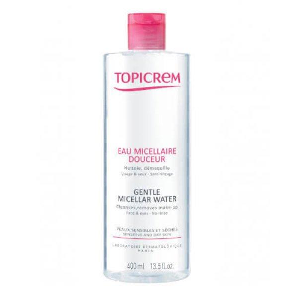 Topicrem Gyengéd tisztító micellás víz érzékeny bőrre és a szemre
(Gentle Micellar Water) 200 ml