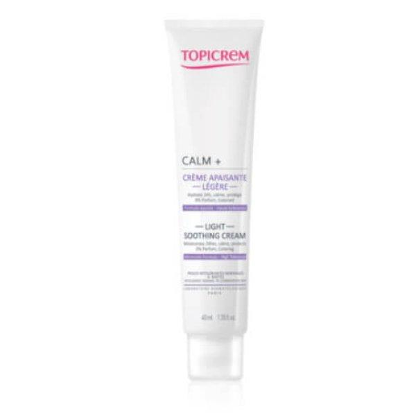 Topicrem Nyugtató krém normál és kombinált bőrre CALM + (Light Soothing
Cream) 40 ml