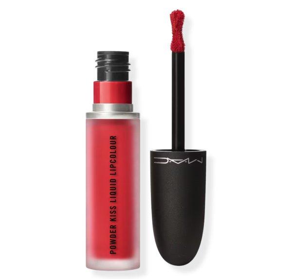 MAC Cosmetics Folyékony rúzs Powder Kiss (Liquid Lipcolor) 5 ml 975 Ruby Boo