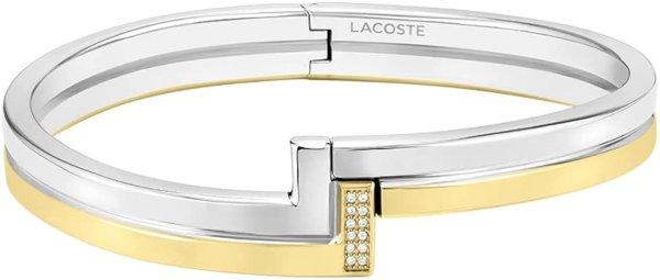 Lacoste Merev acél karkötő cirkónium kövekkel Impression 2040003
