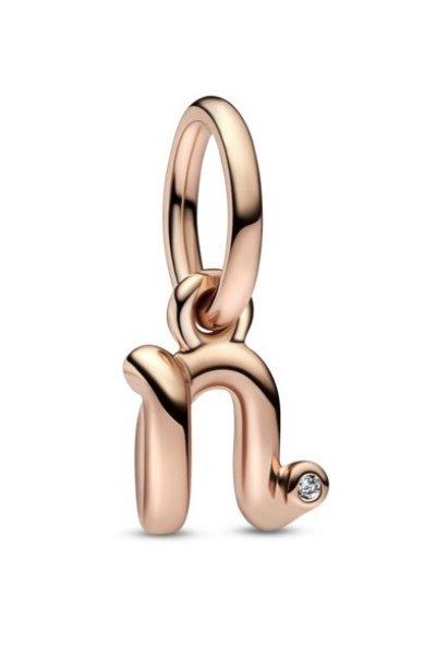 Pandora Bronz medál N betű cirkónium kővel 782475C01