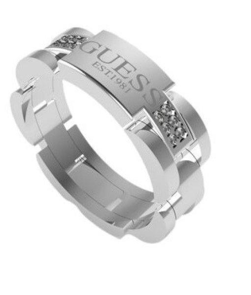 Guess Divatos acél gyűrű Frontiers JUMR01344JWST 62 mm
