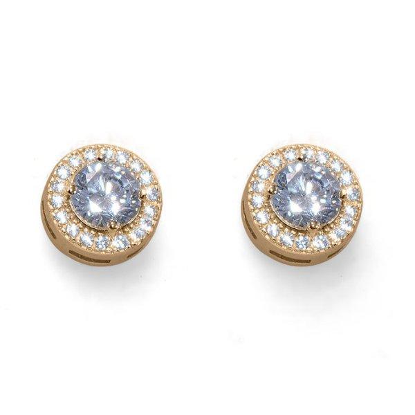 CRYSTalp Elegáns ezüst fülbevaló kristályokkal Everlasting 40528.SG