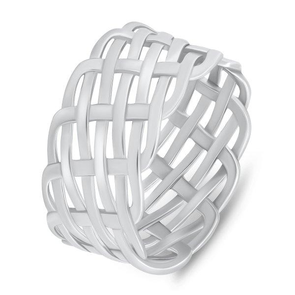 Brilio Silver Masszív ezüst gyűrű RI065W 54 mm
