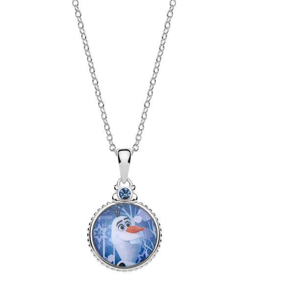 Disney Bámulatos nyaklánc lányoknak Hóember Olaf Frozen CS00019SRJL-P.CS