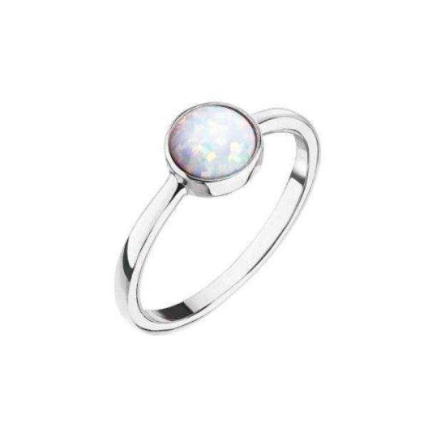 Evolution Group - Pavona Ezüst gyűrű fehér opállal 15001.1 white 58 mm
