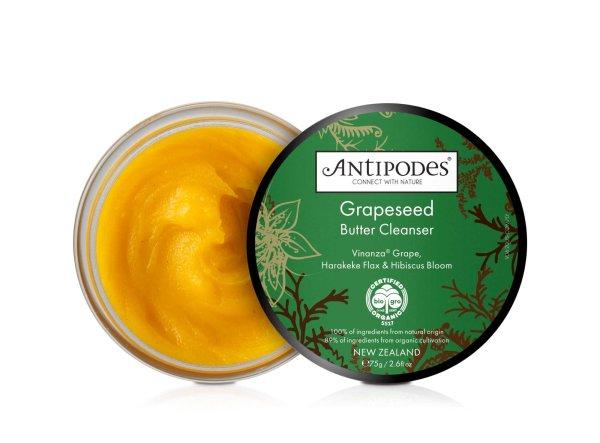 Antipodes Bőrtisztító vaj szőlőkivonattal Grapeseed (Butter Cleanser) 75 g