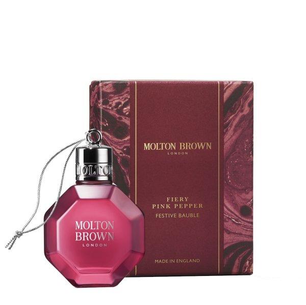 Molton Brown Fürdő és zuhanyzselé Fiery Pink Pepper Festive Bauble (Bath &
Shower Gel) 75 ml