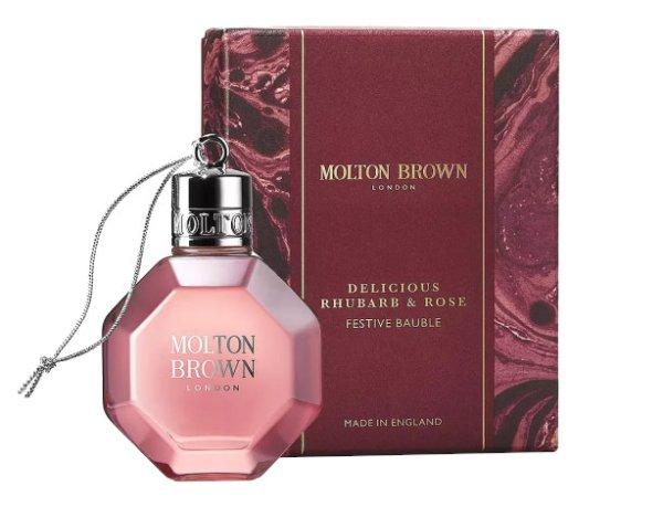Molton Brown Fürdő- és zuhanyzselé Delicious Rhubarb & Rose Festive Bauble
(Bath & Shower Gel) 75 ml