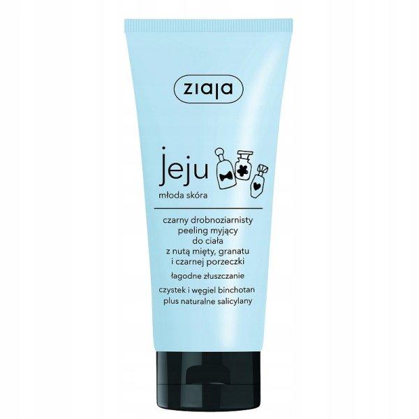 Ziaja Jeju mikropeeling & tusfürdő Jeju (Black Body Micro Scrub) 200 ml