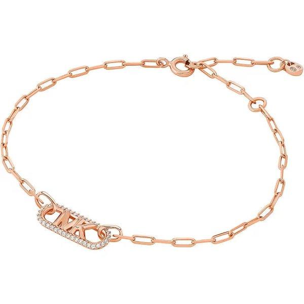 Michael Kors Bájos bronz karkötő cirkónium kövekkel MKC1656CZ791