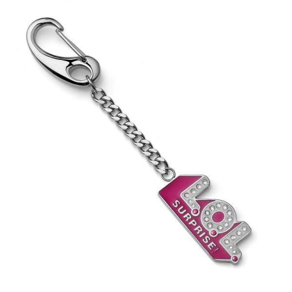L.O.L. Surprise! Acél lányos medál kulcstartóra kristályokkal LOL Logo
L5010STLOL