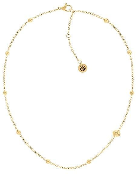 Tommy Hilfiger Bájos aranyozott női nyaklánc Metallic Orb 2780817
