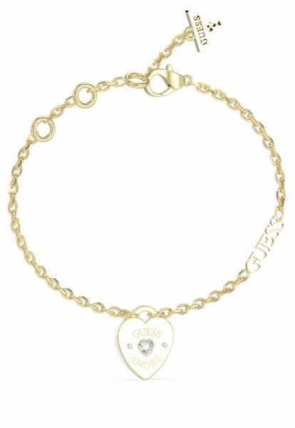 Guess Gyönyörű aranyozott karkötő Guess Amore JUBB05053JWYGWH 18,5 cm