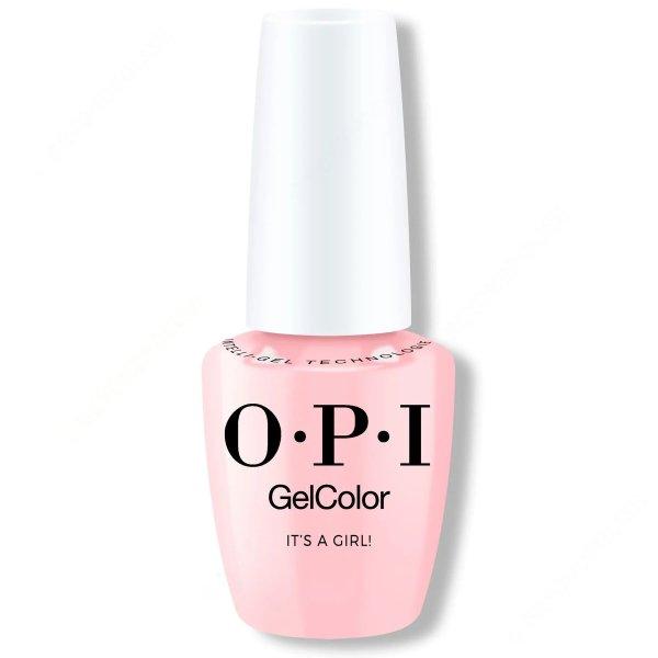 OPI Zselés körömlakk GelColor 15 ml It's A Girl!