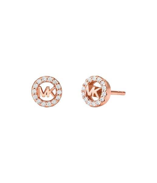 Michael Kors Csillogó ezüst fülbevaló cirkónium kövekkel MKC1727CZ791