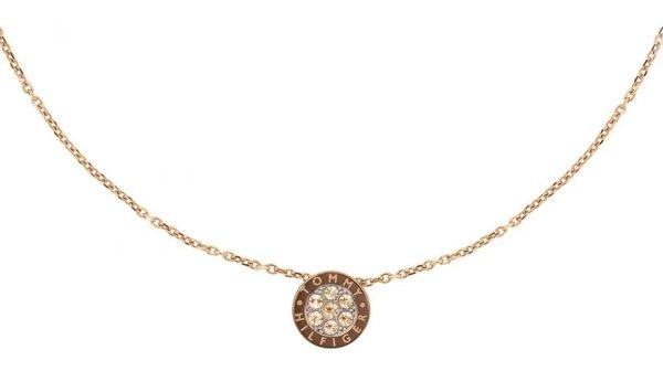 Tommy Hilfiger Stílusos bronz nyaklánc medállal 2780579