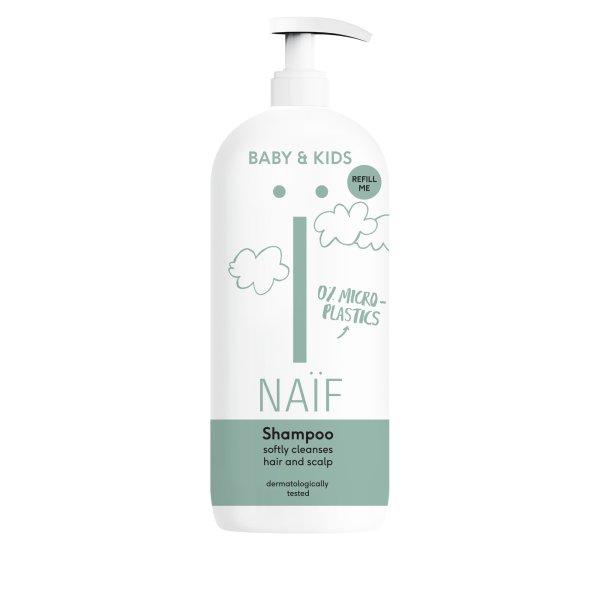 NAÏF Tápláló sampon gyerekeknek és babáknak Baby & Kids (Nourishing
Shampoo) 500 ml