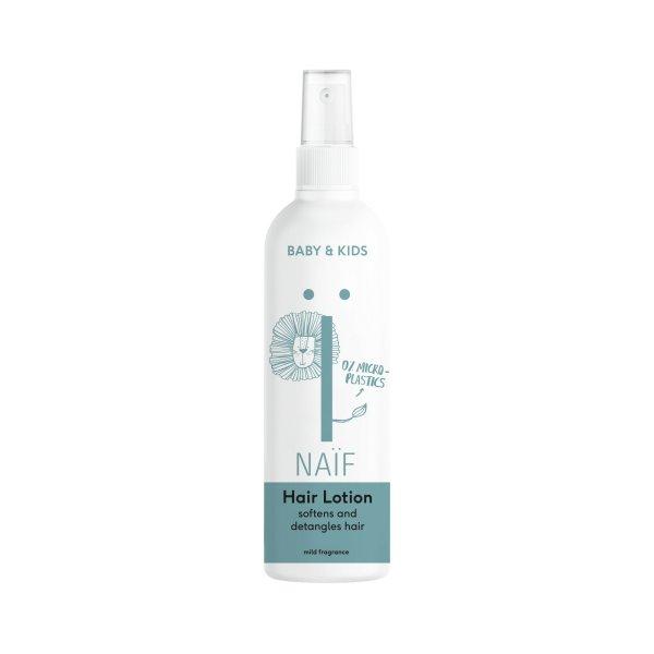 NAÏF Spray a haj táplálásáért és könnyű kifésüléséért Baby & Kids
(Easy Styling Hair Lotion) 150 ml