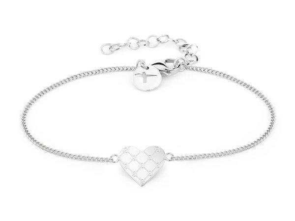 Tamaris Bájos acél karkötő Logomania Heart TJ-0528-B-20