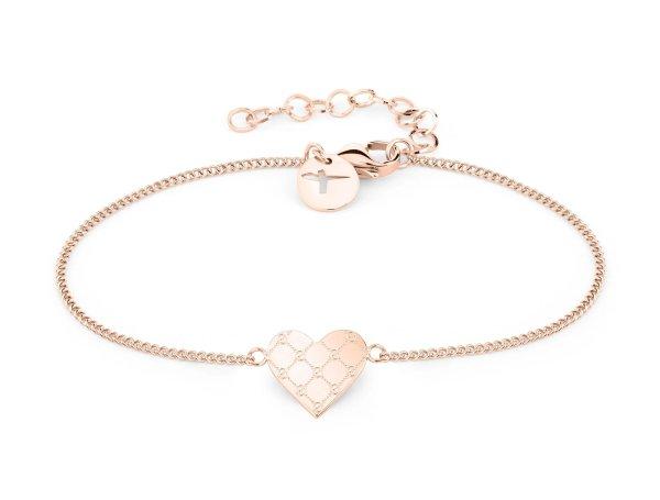 Tamaris Bájos bronz karkötő Logomania Heart TJ-0530-B-20