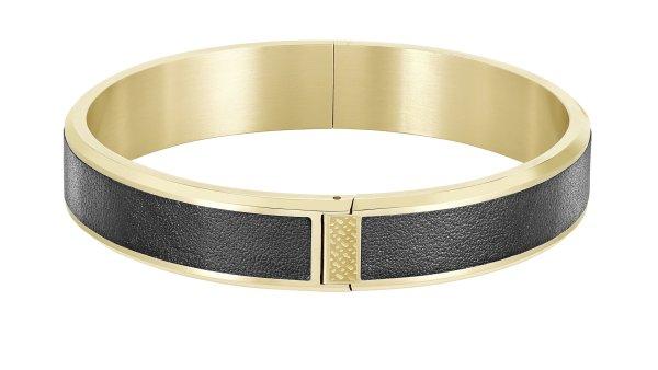 Hugo Boss Elegáns aranyozott karkötő férfiaknak Bangle 1580507 19 cm