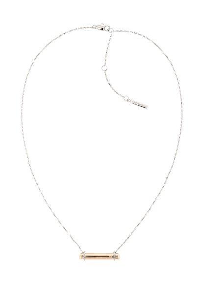 Calvin Klein Elegáns bicolor nyaklánc Elongated Linear 35000014