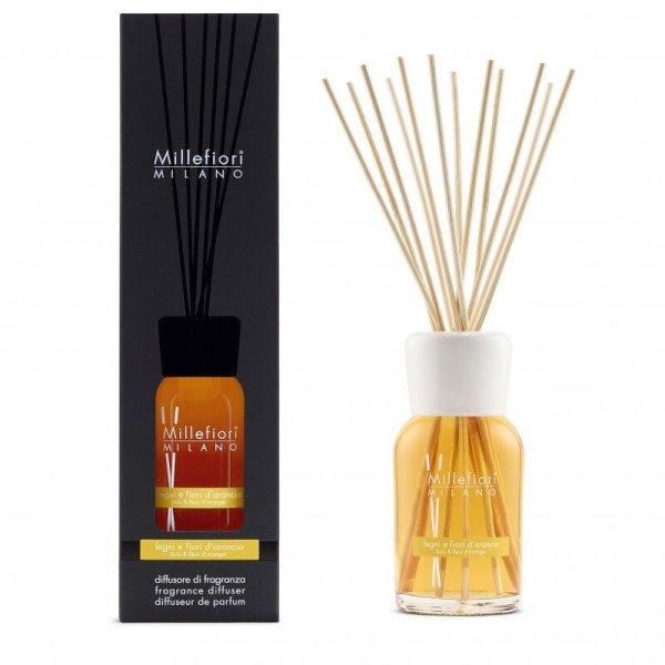 Millefiori Milano Üveg diffúzor Natural Legni E Fiori D'arancio 500 ml