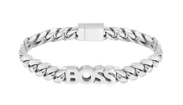 Hugo Boss Divatos acél karkötő Boss 1580513 19 cm