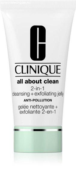 Clinique Hámlasztó tisztító gél All About Clean (2-in-1 Cleanser +
Exfoliating Jelly) 150 ml