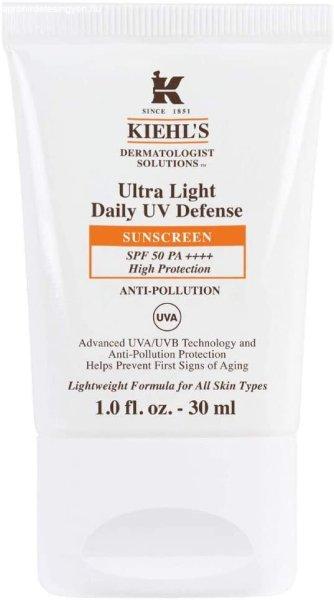 Kiehl's Könnyű védő krém SPF 50 Ultra Light (Daily UV Defense) 30 ml