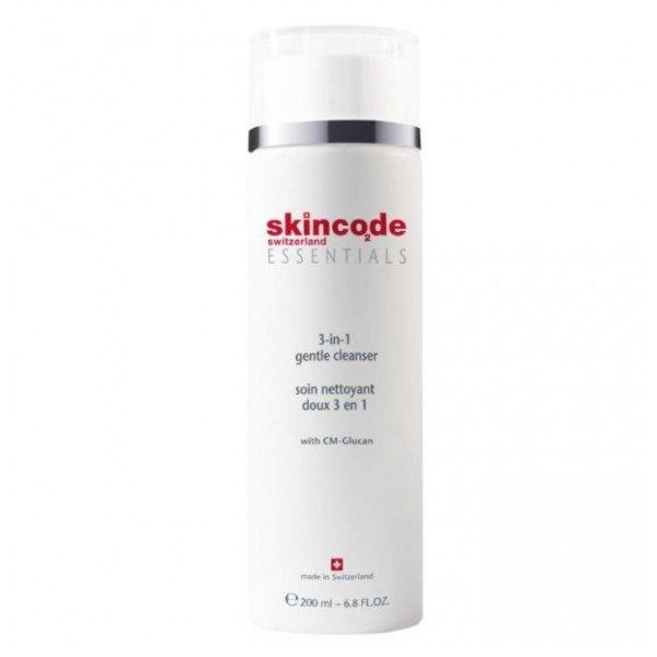 Skincode Gyengéd tisztító arctej 3 az 1-ben Essentials (Gentle Cleanser) 200
ml