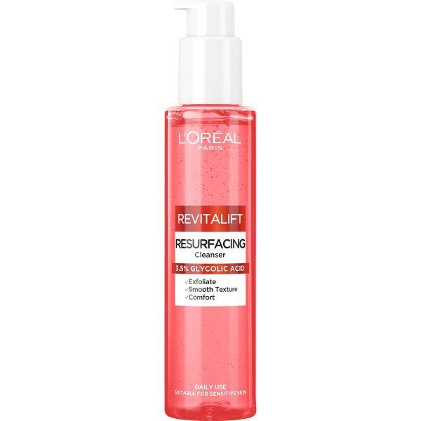 L'Oréal Paris Hámlasztó tisztító gél glikolsavval Revitalift (Resurfacing
Cleanser) 150 ml
