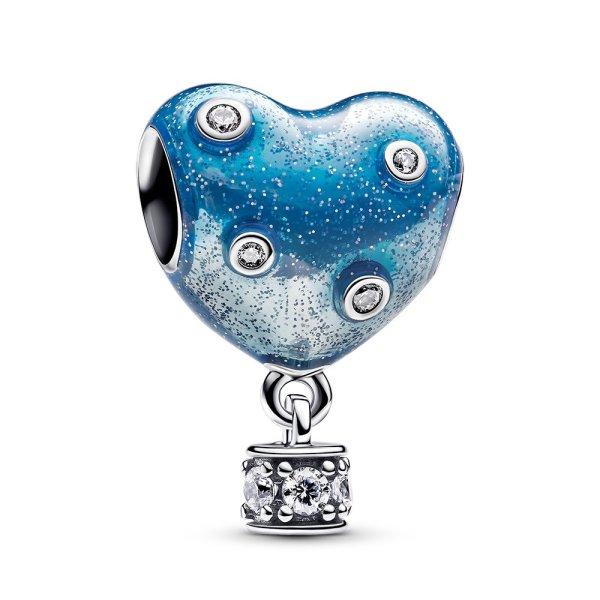 Pandora Ezüst medál Szív alakú hőlégballon Moments 793595C01