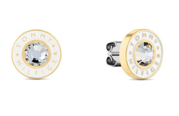 Tommy Hilfiger Elegáns, aranyozott fülbevaló kristállyal Layered 2780809