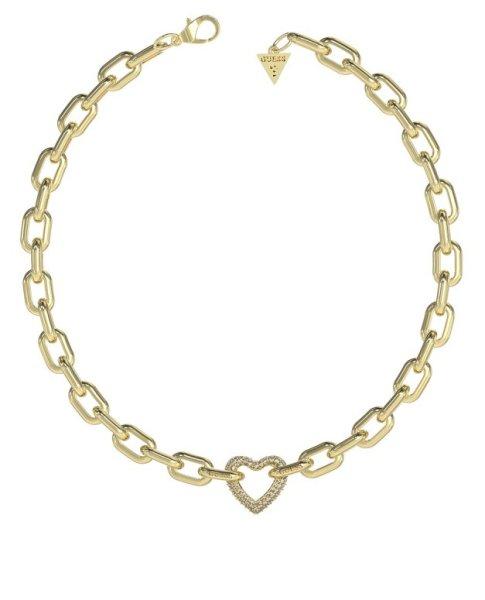 Guess Jellegzetes aranyozott nyaklánc Beloved JUBN05015JWYGT/U