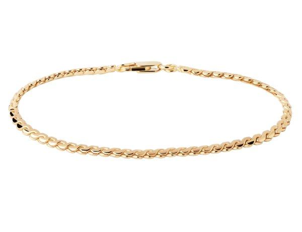 PDPAOLA Időtlen aranyozott karkötő Serpentine Essentials PU01-700 20 cm