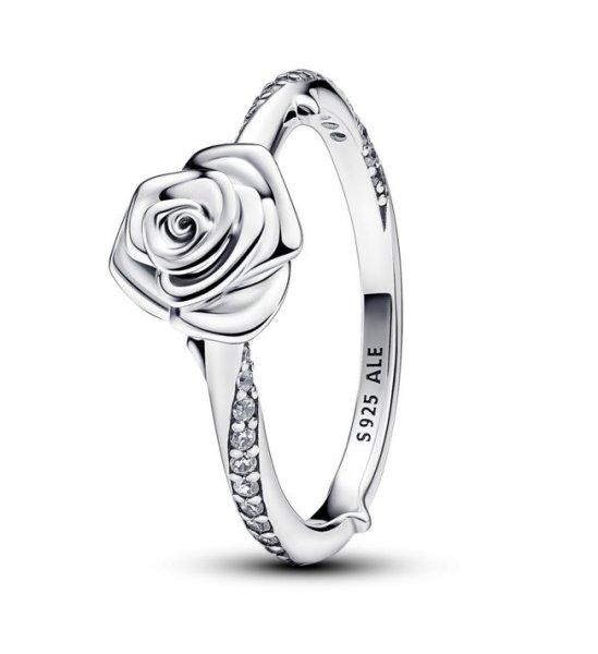 Pandora Bájos ezüst gyűrű Virágzó rózsa Moments 193215C01 50 mm