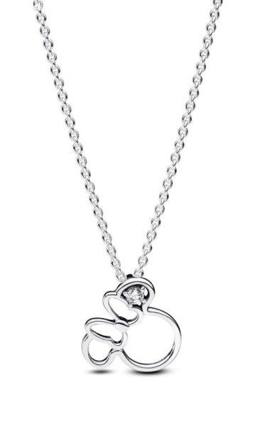 Pandora Ezüst nyaklánc Minnie Disney sziluett 393187C01-45