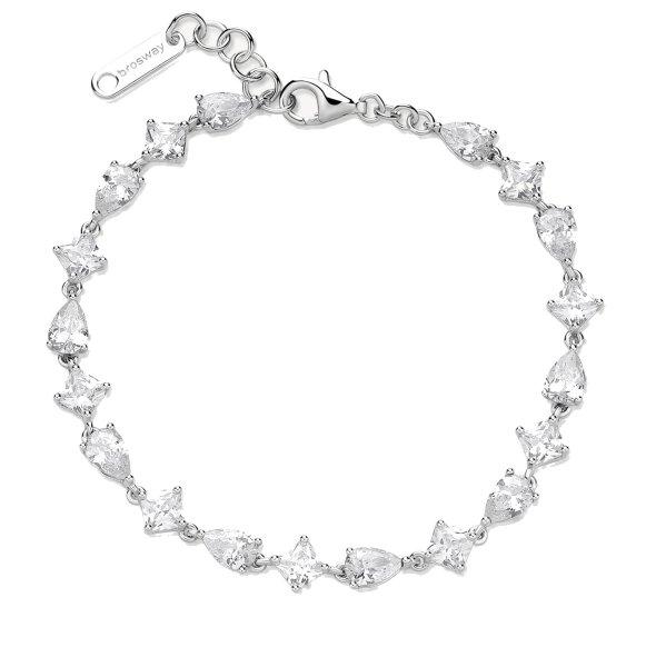Brosway Káprázatos ezüst karkötő cirkónium kövekkel Fancy Infinite White
FIW115