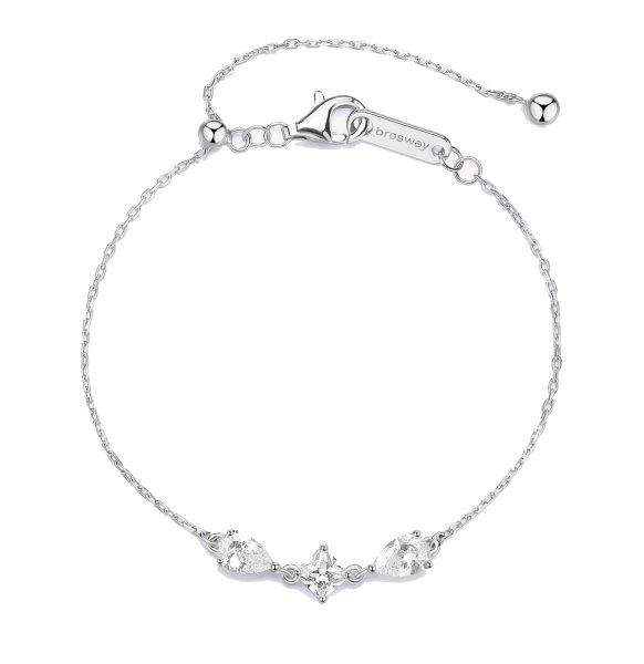 Brosway Ezüst karkötő cirkónium kövekkel Infinite White Fancy FIW116